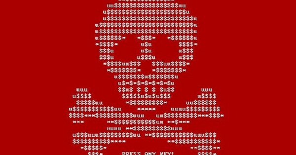 Ransomware red screen